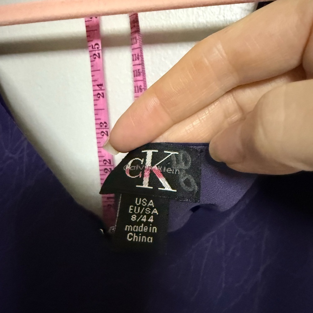 Calvin Klein Deep Purple Midi Dress​ - Picture 2 of 4